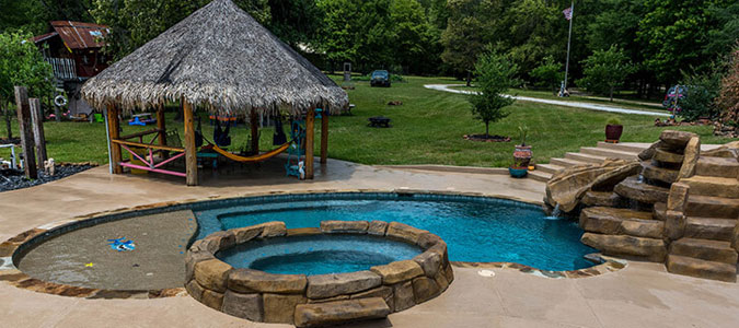 InGround Pools Family Image